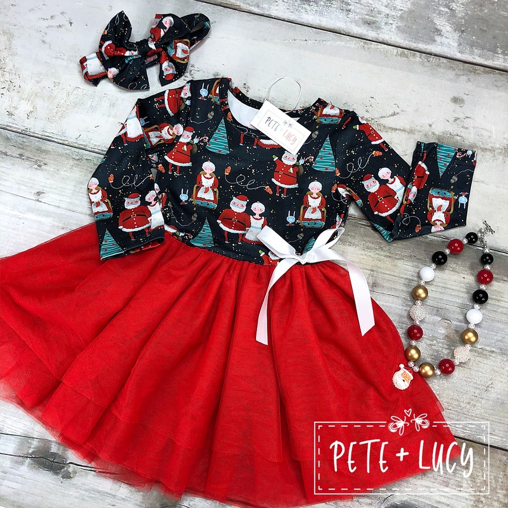 Pete + Lucy Santa & Mrs Claus Tulle